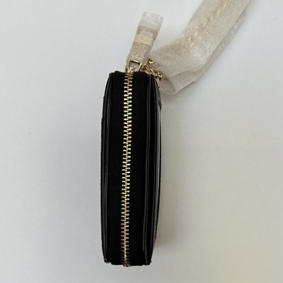 NWT COACH Zip Card ID Case Signature Color-block Canvas Khaki / Tan NEW - Picture 6 of 6